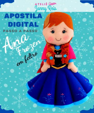 Apostila Digital (passo a passo) – Princesa Ana (Frozen)