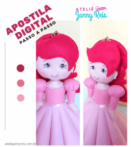 Apostila Digital (passo a passo) – Princesa Ariel (A Pequena Sereia)