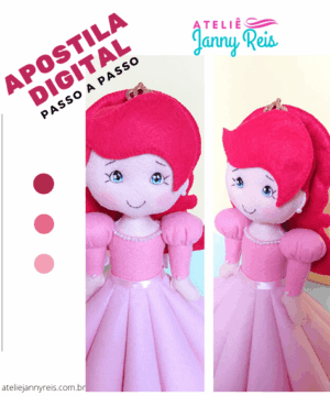 Apostila Digital (passo a passo) – Princesa Ariel (A Pequena Sereia)