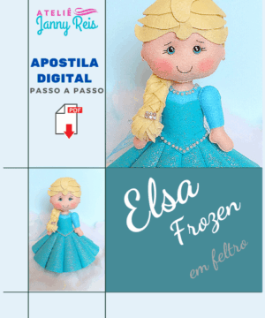 Apostila Digital (passo a passo) – Princesa Elsa (Frozen)