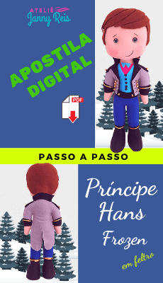 Apostila Digital (passo a passo) – Príncipe Hans (Frozen)