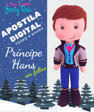 Apostila Digital (passo a passo) – Príncipe Hans (Frozen)