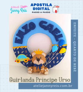 Apostila digital Guirlanda Príncipe Urso