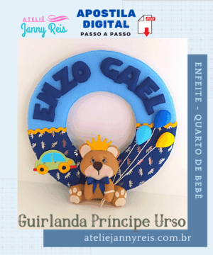 Apostila digital Guirlanda Príncipe Urso