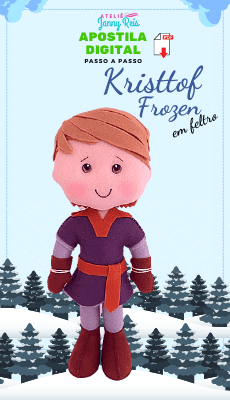 Apostila Digital (passo a passo) – Príncipe Kristoff (Frozen)