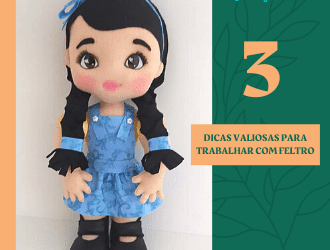 3 para trabalhar com feltro