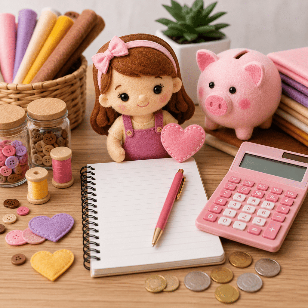 Como Precificar Peças de Feltro