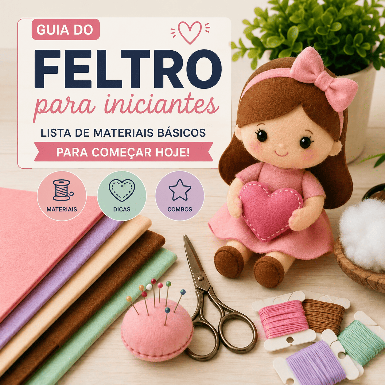 Guia do Feltro para Iniciantes