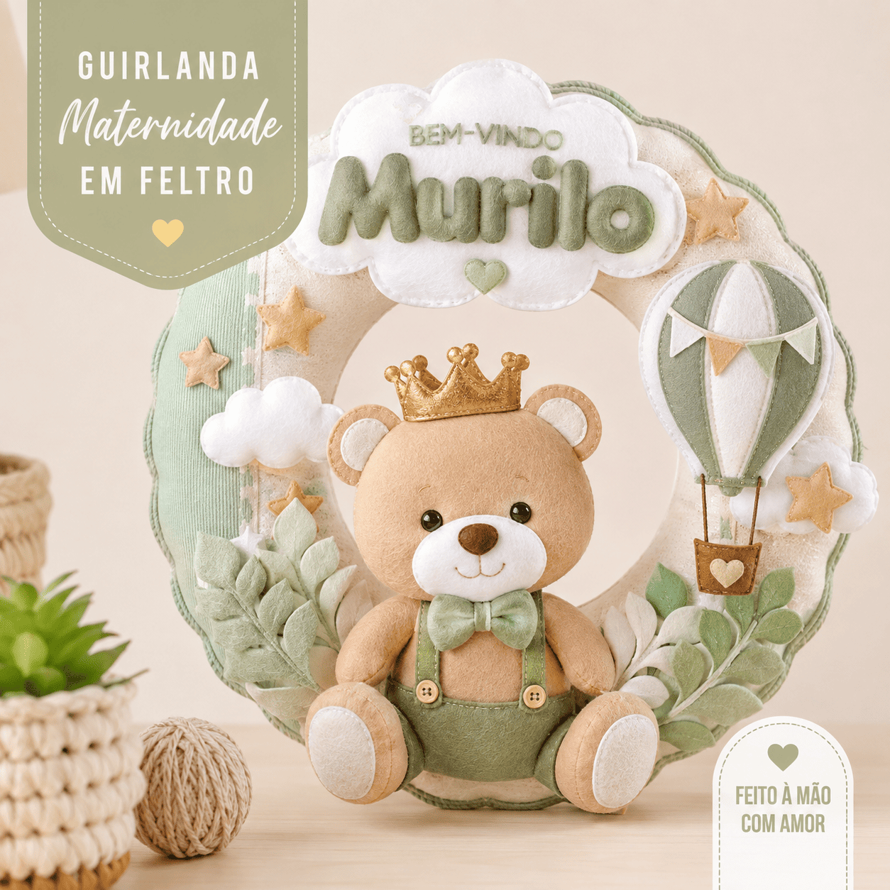 Guirlanda Maternidade em Feltro