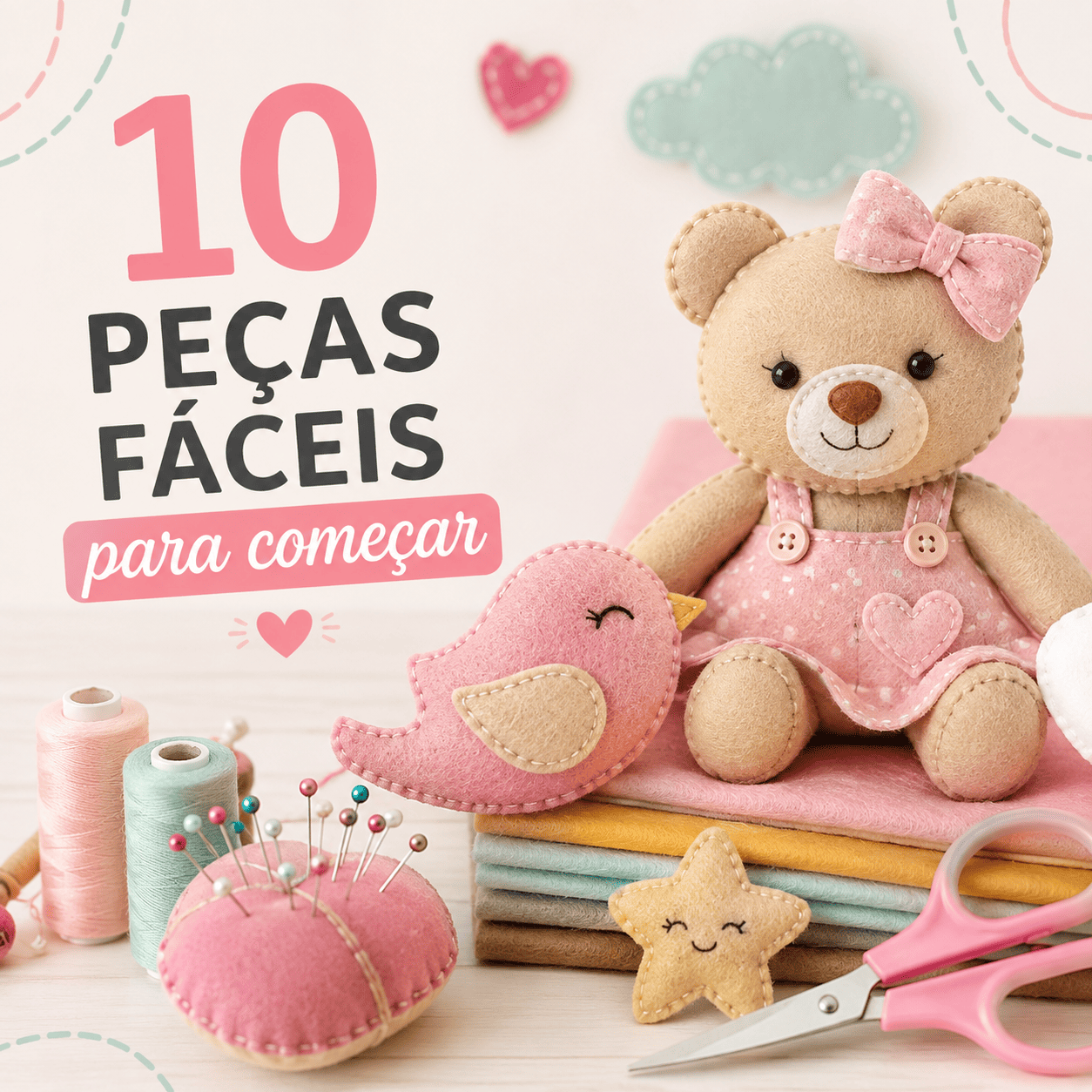 Artesanato em Feltro para Iniciantes