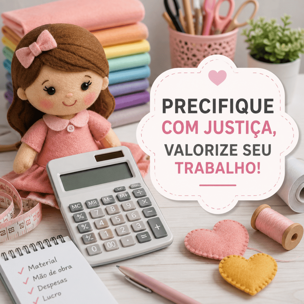 Como Calcular o Preço do Artesanato em Feltro sem Trabalhar de Graça