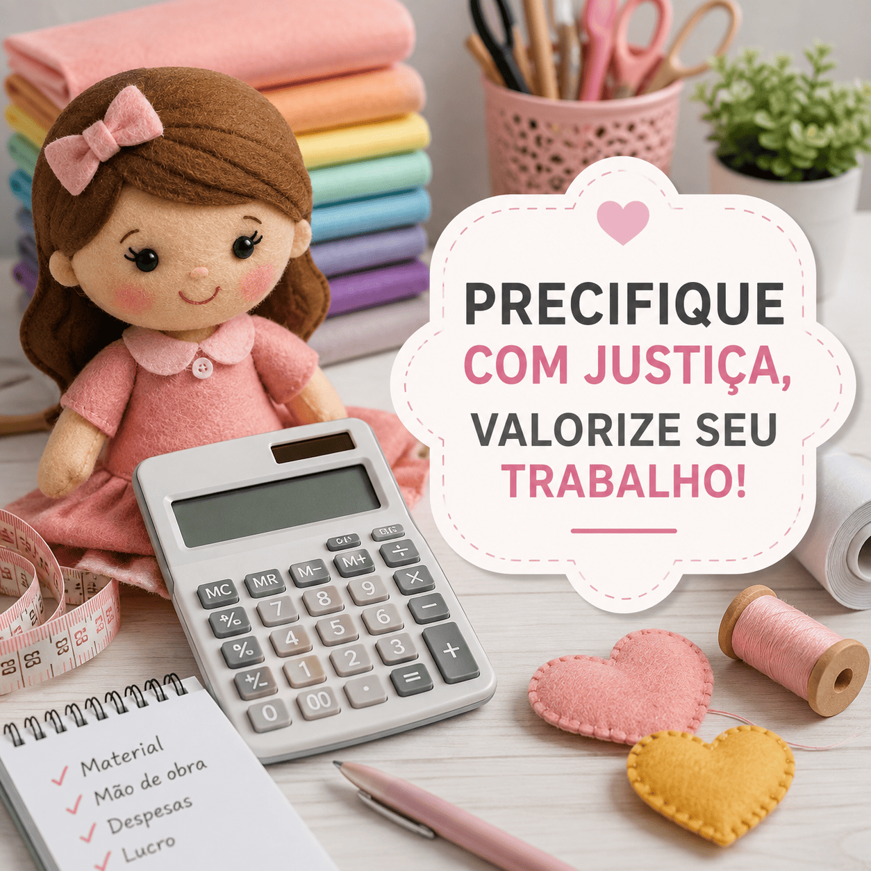 Como Calcular o Preço do Artesanato em Feltro sem Trabalhar de Graça