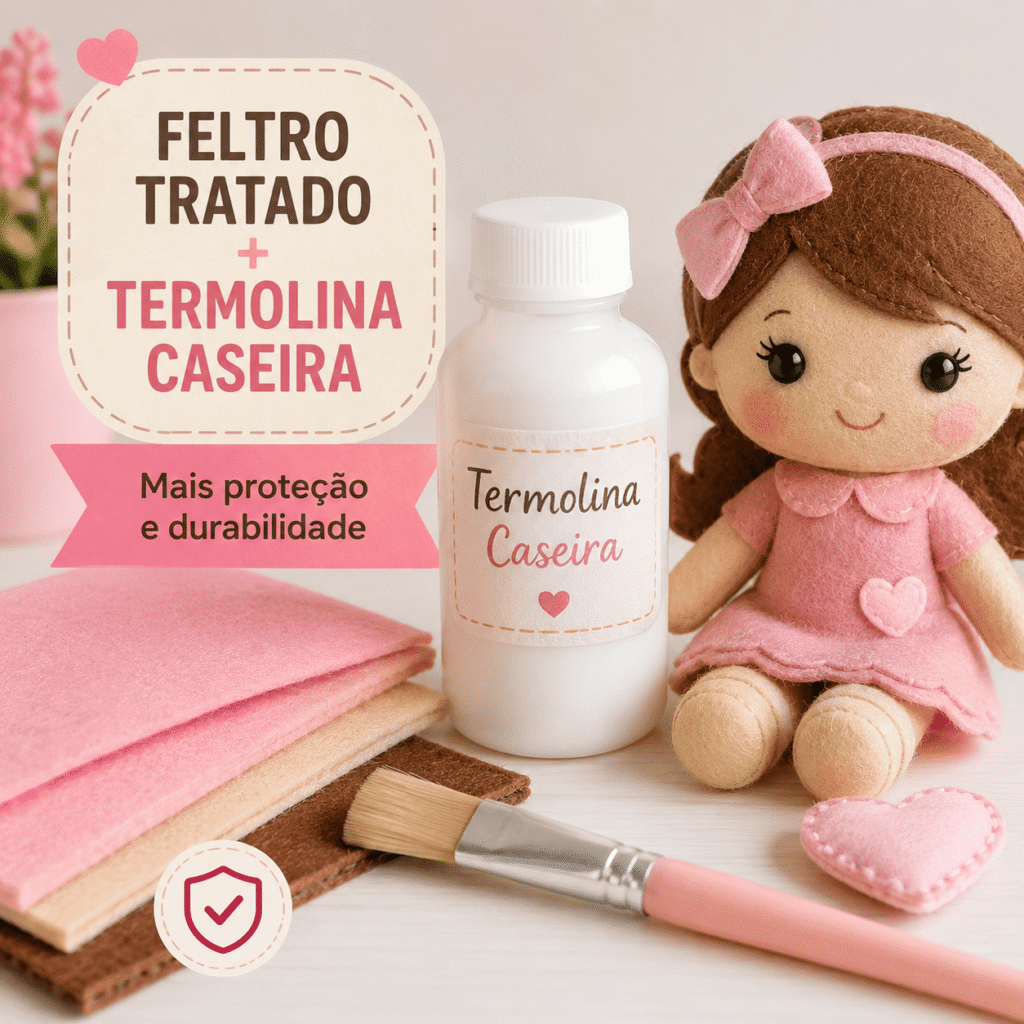 Feltro Tratado e Termolina Caseira