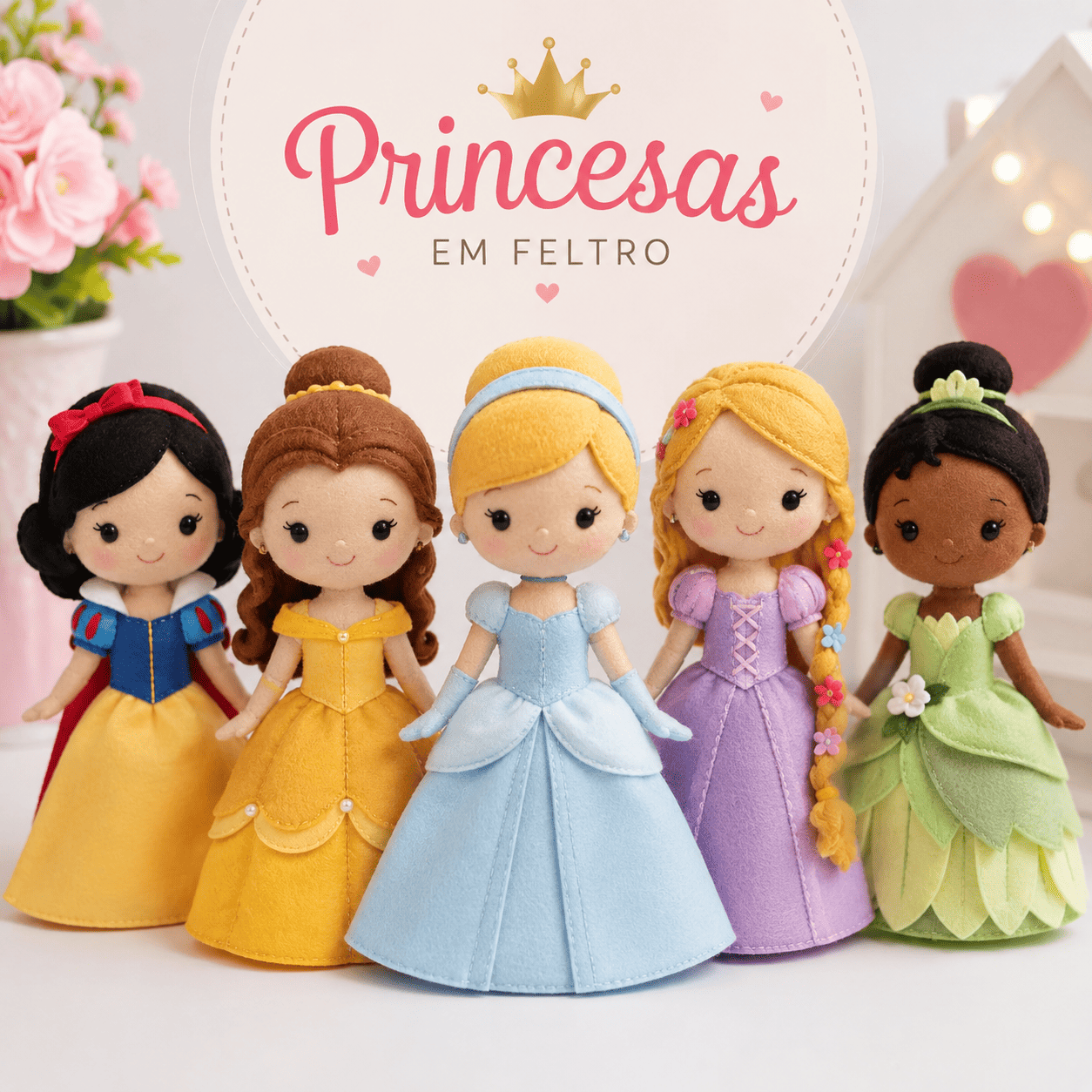 Princesas em Feltro - Como Criar uma Coleção