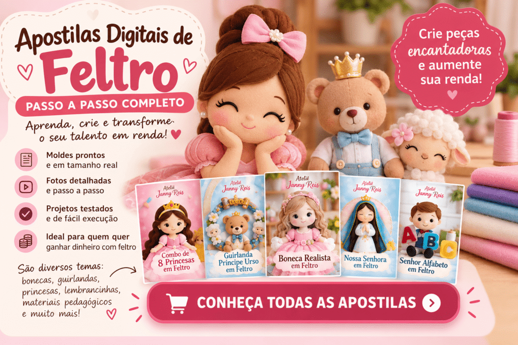 artesanato em feltro para vender e lucrar