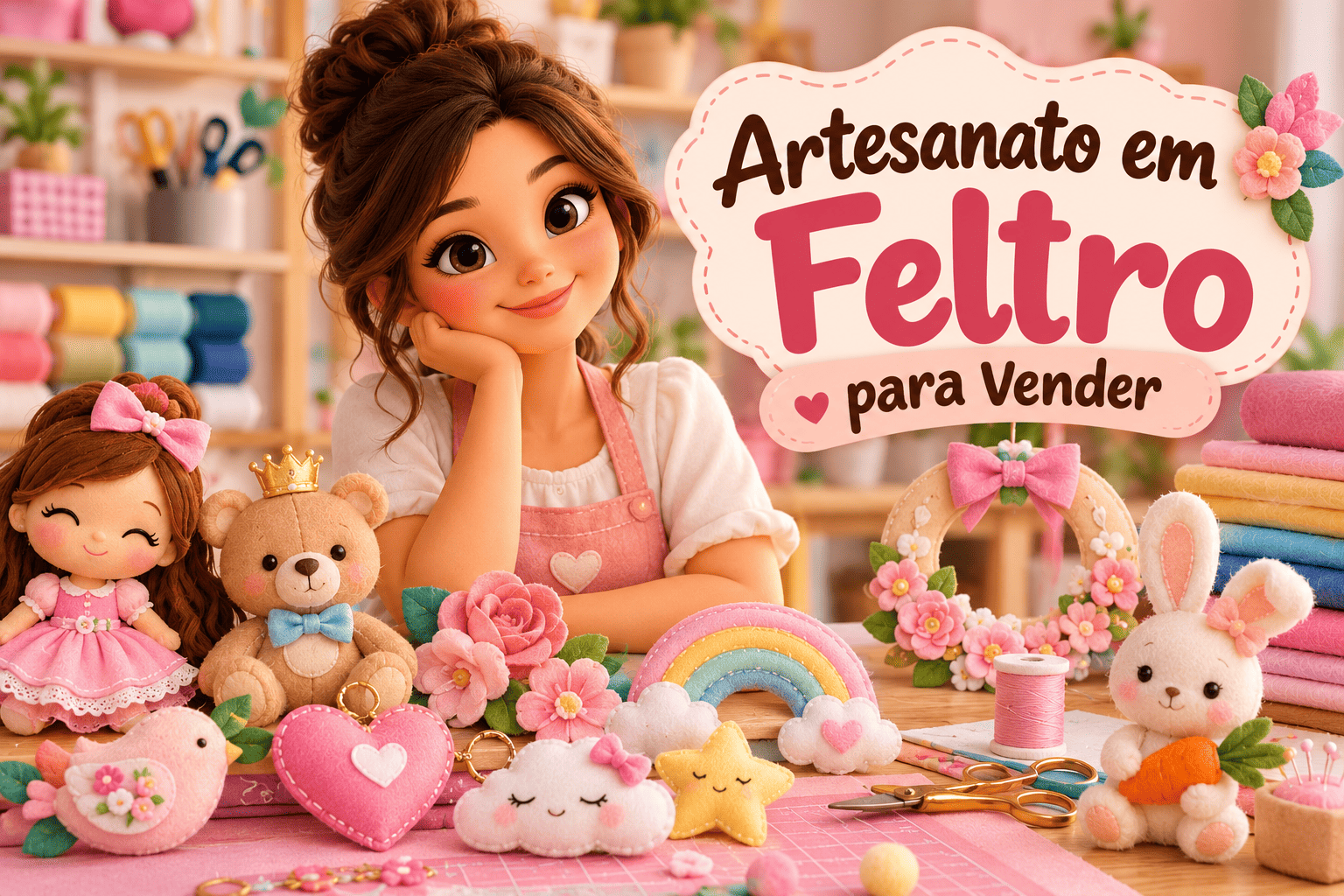 Artesanato em Feltro para Vender